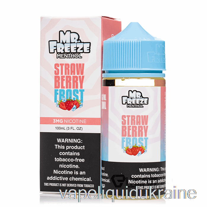Vape Liquid Ukraine Strawberry Frost - Mr Freeze - 100mL 0mg